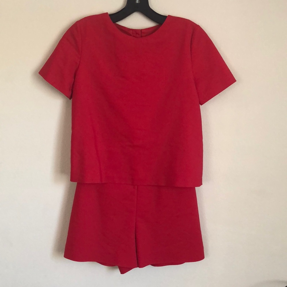 Zara button back Romper